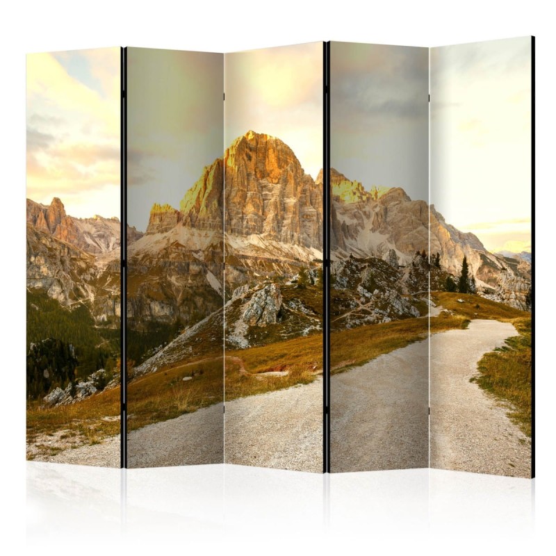 Parawan 5-częściowy - Piękne Dolomity II [Room Dividers]