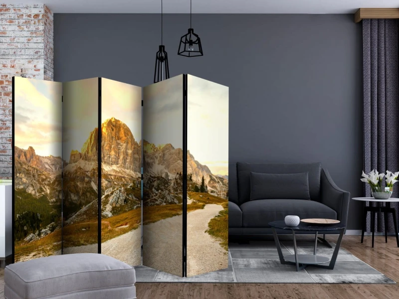Parawan 5-częściowy - Piękne Dolomity II [Room Dividers]