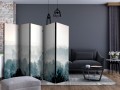 Parawan 5-częściowy - Zimowy las II [Room Dividers]