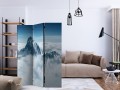 Parawan 3-częściowy - Górski szczyt w chmurach [Room Dividers]