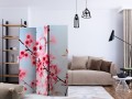 Parawan 3-częściowy - Symbol Japonii - kwiaty wiśni sakura [Room Dividers]