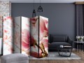 Parawan 5-częściowy - Różowa magnolia II [Room Dividers]
