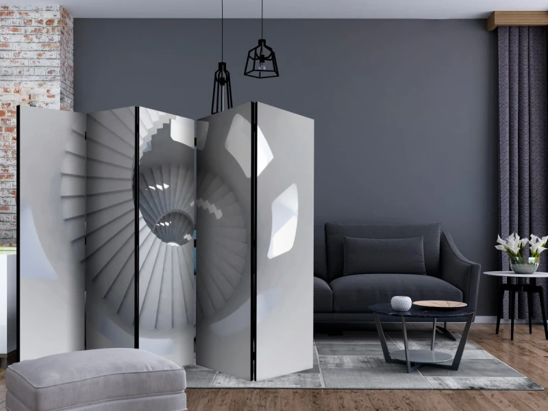 Parawan 5-częściowy - Spiralne schody II [Room Dividers]