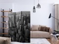 Parawan 3-częściowy - Nowy Jork: wieżowce (widok z lotu ptaka) [Room Dividers]