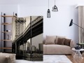Parawan 3-częściowy - Most Manhattan, Nowy Jork [Room Dividers]