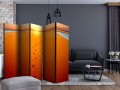 Parawan 5-częściowy - Ślady stóp na piasku II [Room Dividers]