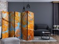 Parawan 5-częściowy - Jesienne korony drzew II [Room Dividers]