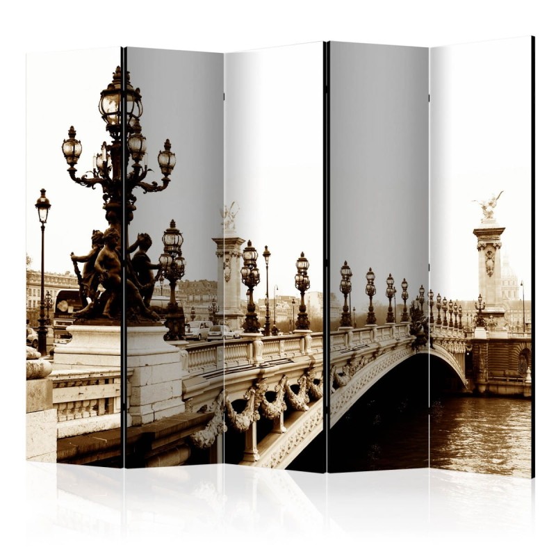 Parawan 5-częściowy - Most Aleksandra III, Paryż II [Room Dividers]