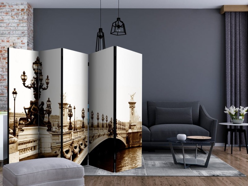 Parawan 5-częściowy - Most Aleksandra III, Paryż II [Room Dividers]