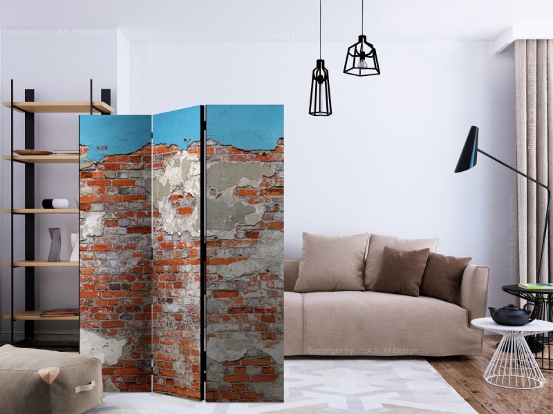 Parawan 3-częściowy - Tajemnice muru [Room Dividers]