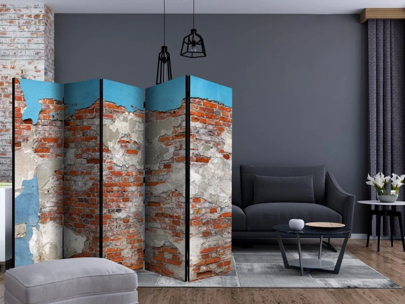 Parawan 5-częściowy - Tajemnice muru II [Room Dividers]