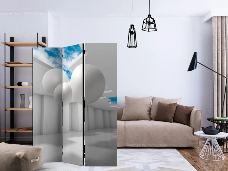 Parawan 3-częściowy - Architektura przyszłości [Room Dividers]