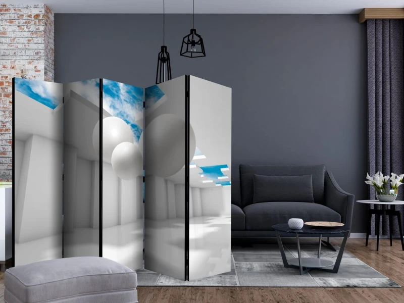 Parawan 5-częściowy - Architektura przyszłości II [Room Dividers]