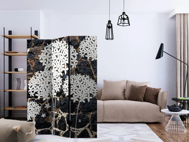 Parawan 3-częściowy - Mroczny ogród [Room Dividers]