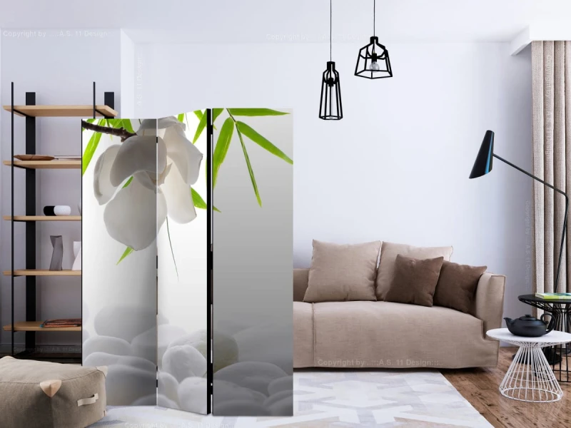 Parawan 3-częściowy - Jezioro ciszy [Room Dividers]