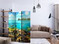 Parawan 3-częściowy - Rajskie Malediwy [Room Dividers]