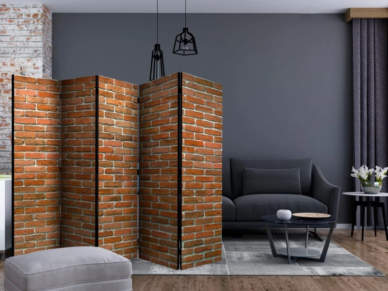 Parawan 5-częściowy - Miejska granica II [Room Dividers]