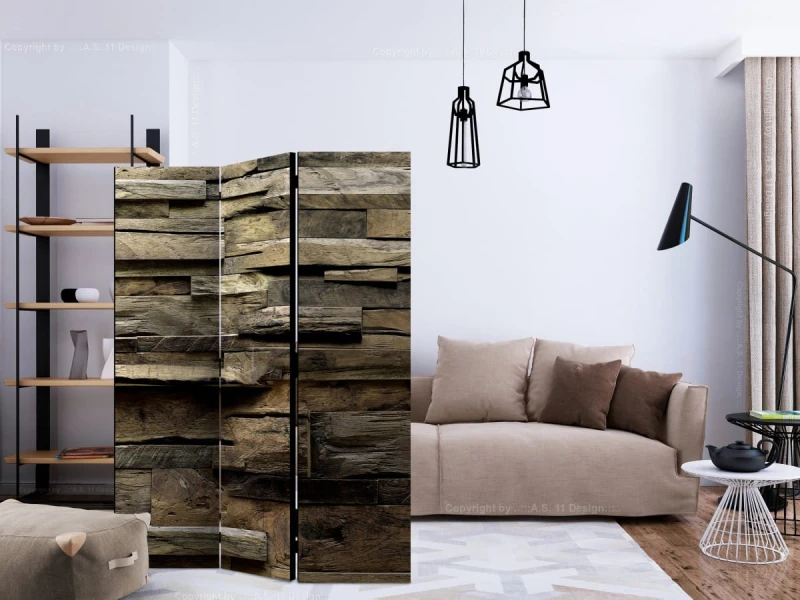 Parawan 3-częściowy - Styl rustykalny: Wiejski dom [Room Dividers]