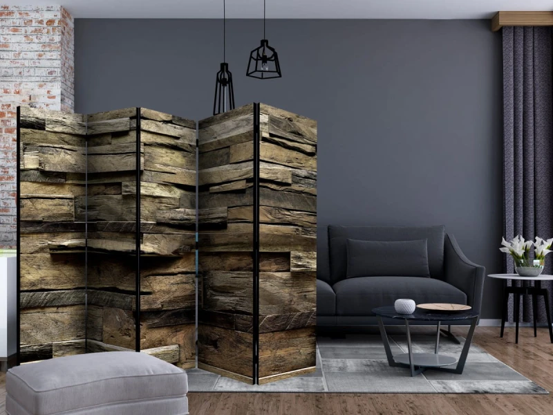 Parawan 5-częściowy - Styl rustykalny: Wiejski dom II [Room Dividers]