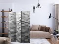 Parawan 3-częściowy - Biała zagadka [Room Dividers]