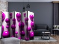 Parawan 5-częściowy - Fioletowe kulki II [Room Dividers]