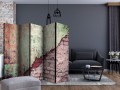 Parawan 5-częściowy - Kamienny tandem II [Room Dividers]