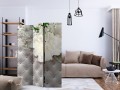 Parawan 3-częściowy - Perłowy luksus [Room Dividers]