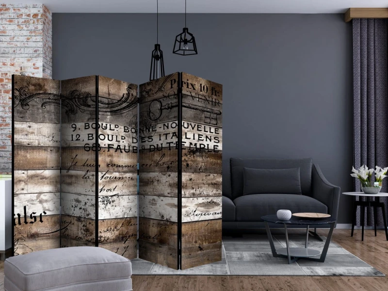 Parawan 5-częściowy - Stara winnica  II [Room Dividers]