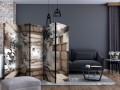 Parawan 5-częściowy - W drewnianym tunelu II [Room Dividers]