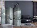 Parawan 5-częściowy - Geometria sześcianu II [Room Dividers]
