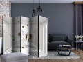 Parawan 5-częściowy - Geometryczny korytarz  II [Room Dividers]