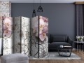 Parawan 5-częściowy - Pąsowe orchidee II [Room Dividers]