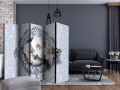 Parawan 5-częściowy - Orchidee: królewski wzór II [Room Dividers]