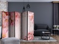 Parawan 5-częściowy - Różowe kwiaty jabłoni II [Room Dividers]