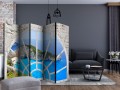 Parawan 5-częściowy - Spójrz na Wyspę Marzeń II [Room Dividers]