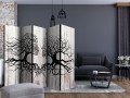 Parawan 5-częściowy - Pocałunek drzew II [Room Dividers]