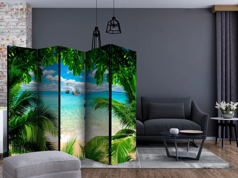 Parawan 5-częściowy - Prowincja Phuket II [Room Dividers]