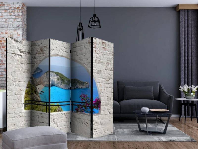 Parawan 5-częściowy - Kalamaki, Zakynthos II [Room Dividers]