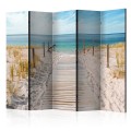 Parawan 5-częściowy - Wakacje nad morzem II [Room Dividers]