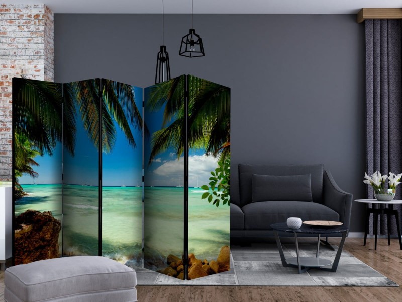 Parawan 5-częściowy - Relaks na plaży II [Room Dividers]