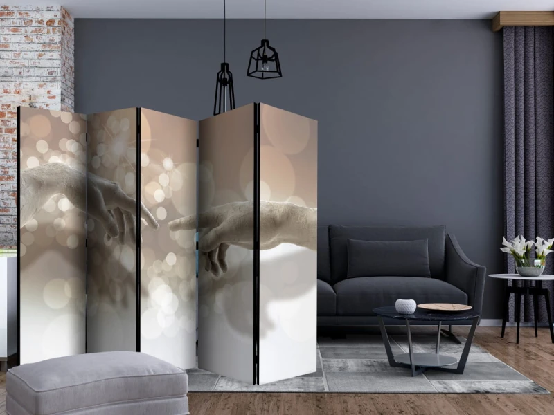 Parawan 5-częściowy - Czuły dotyk II [Room Dividers]