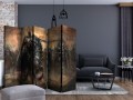 Parawan 5-częściowy - Smoczy zamek II [Room Dividers]