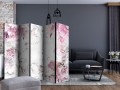 Parawan 5-częściowy - Tańczące piwonie II [Room Dividers]