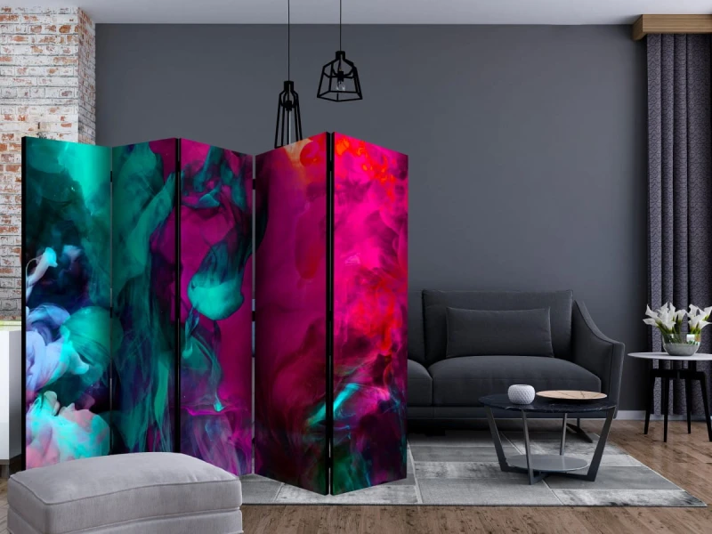 Parawan 5-częściowy - Szaleństwo kolorów II [Room Dividers]
