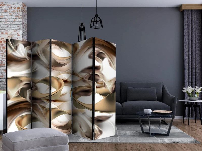 Parawan 5-częściowy - Zakręcony świat II [Room Dividers]
