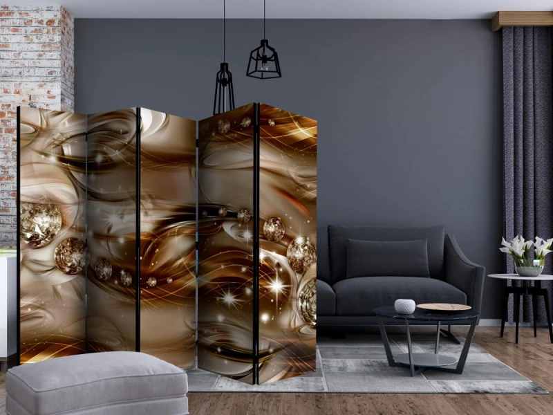 Parawan 5-częściowy - Gwiezdny sztorm II [Room Dividers]