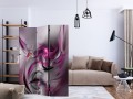 Parawan 3-częściowy - Różowe zawirowania II [Room Dividers]