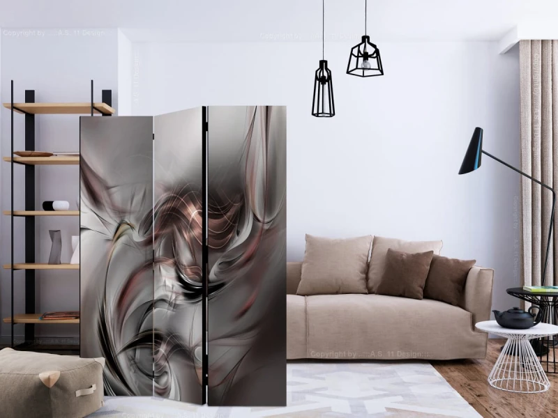 Parawan 3-częściowy - Abstrakcyjny obłok [Room Dividers]