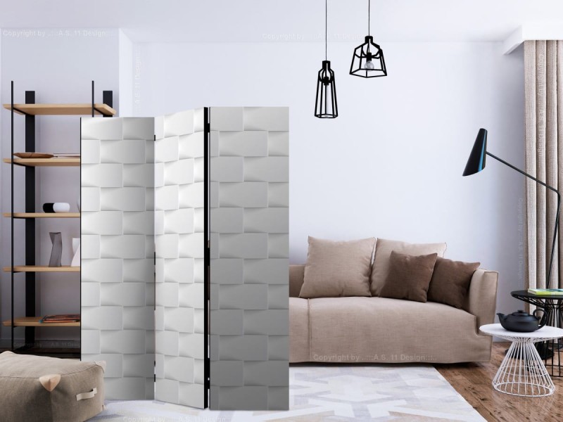 Parawan 3-częściowy - Abstrakcyjny parawan [Room Dividers]