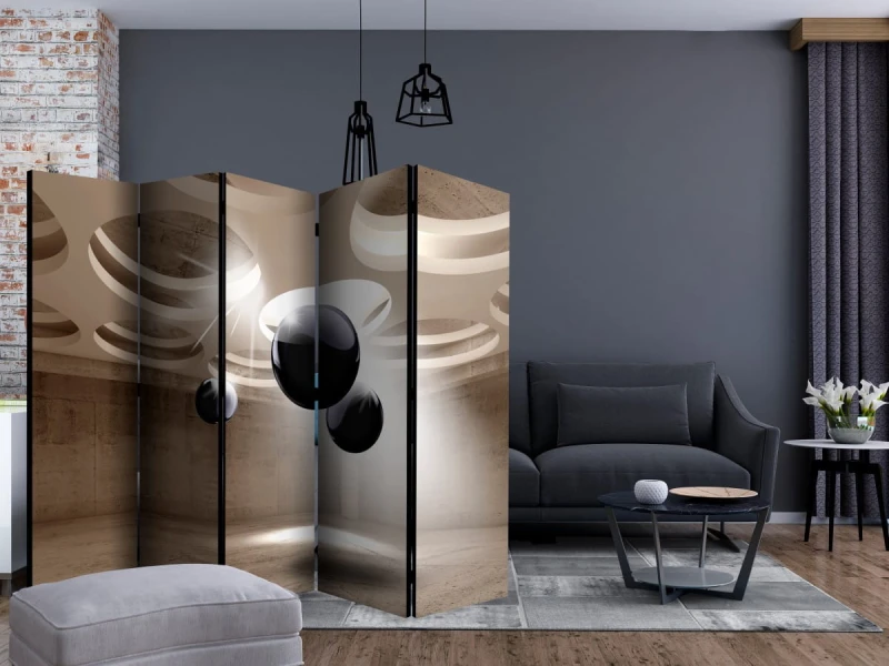 Parawan 5-częściowy - Geometryczne olśnienie II [Room Dividers]